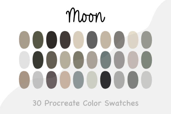 Download Moon - Procreate Color Palette - Moon Collection