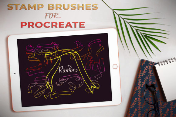 Download Ribbon Procreate Stamp Brushes - Procreate stamp brushes Collection