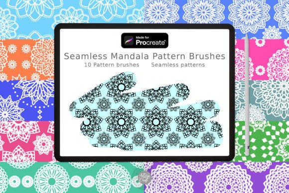 Download Seamless Mandala Pattern Procreate Brush - Mandala Collection