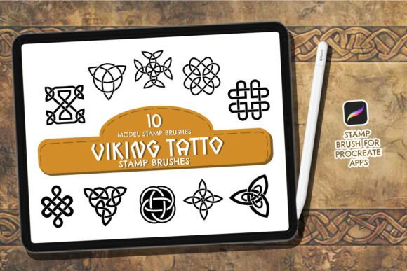 Download 10 Viking Stamp Brush Procreate - Premium Resources