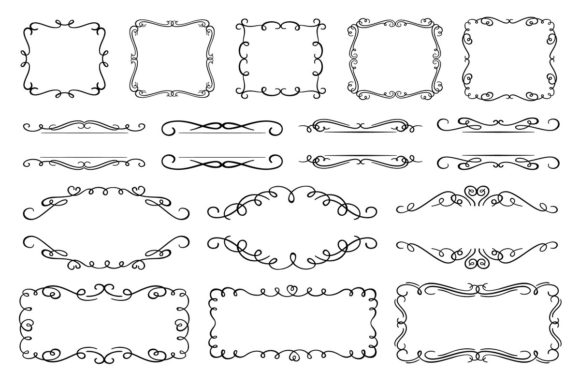 Download Calligraphy Flourish Frames - Calligraphy Collection
