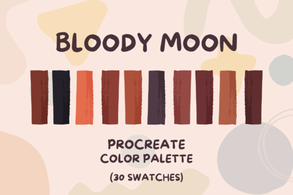 Download Bloody Moon Procreate Color Palette - Moon Collection