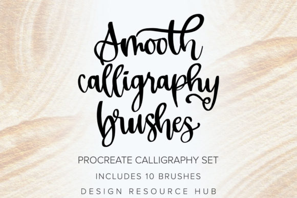 Download Smooth Calligraphy Procreate Brushes - Calligraphy Collection