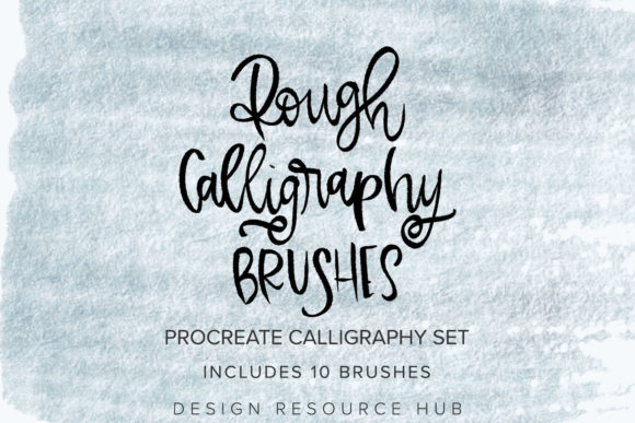 Download Rough Calligraphy Procreate Brushes - Calligraphy Collection